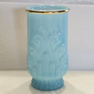 Vintage Avon, Bristol Blue Opaline Glass Vase.